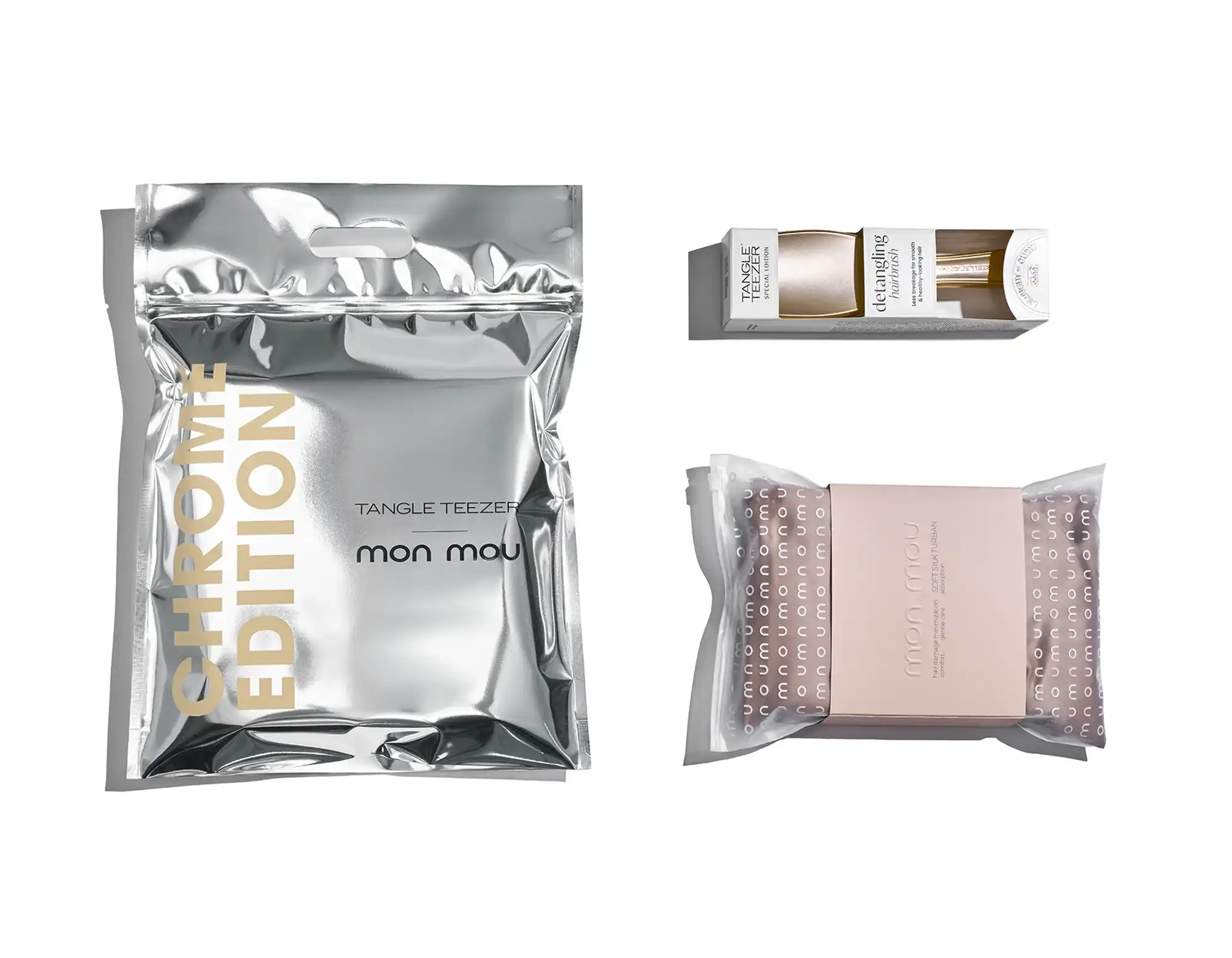 TANGLE TEEZER & MON MOU ЛІМІТОВАНИЙ НАБІР “СHROME EDITION”