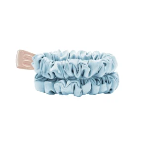 SILK MINI SLIM SCRUNHIE SET BABY BLUE